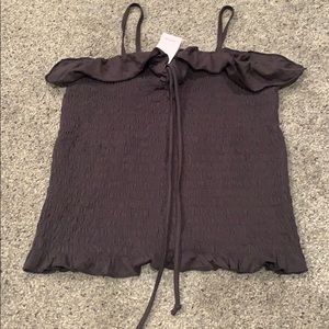 American Eagle ruffled tank top